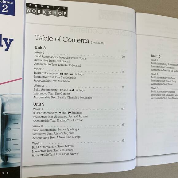 Homeschool Elementary Phonics My Word Study Benchmark Education Set Volumes 1&2 - Picture 9 of 12